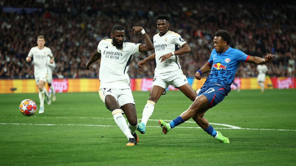 Knipste nicht: Lois Openda gegen Antonio Rüdiger.