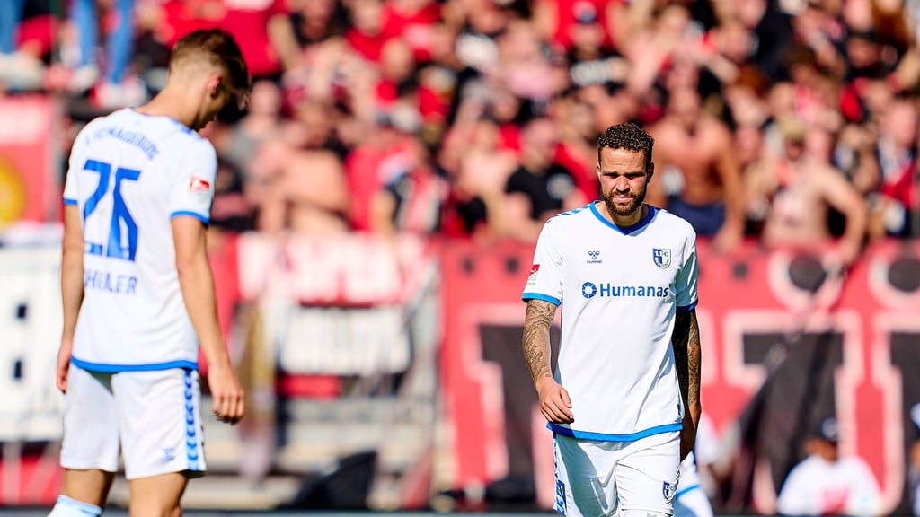 Luca Schuler (li.) und Luc Castaignos, die Sorgenkinder beim 1. FC Magdeburg.