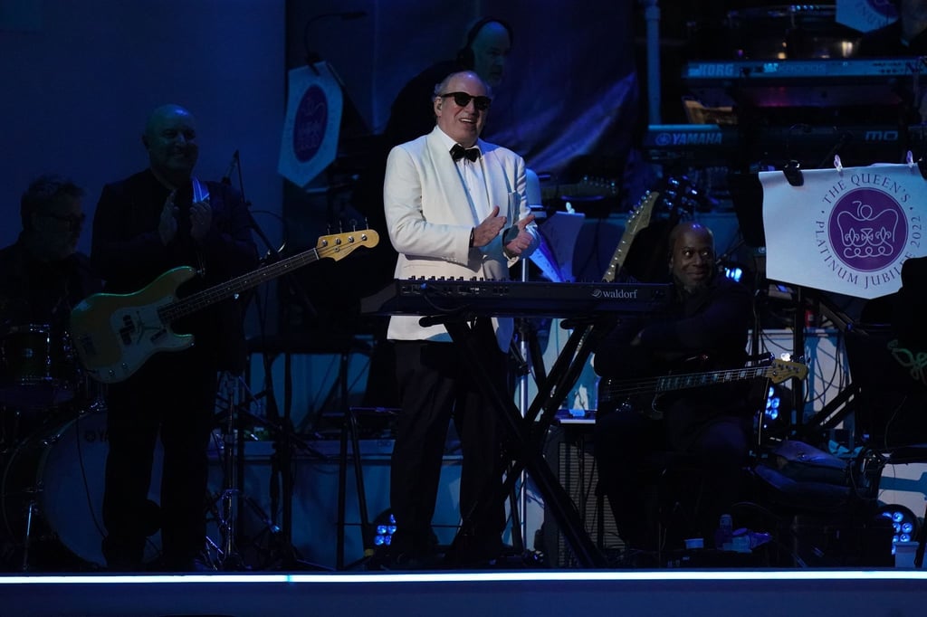 Hans Zimmer tritt beim Konzert zum 70. Thronjubiläum von Queen Elizabeth II. vor dem Buckingham-Palast auf.