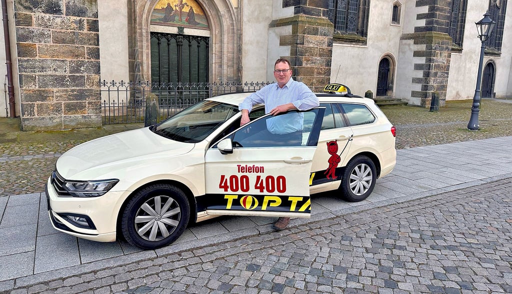 Wittenberger Taxiunternehmer Andreas Fricke hat sich mit drei weiteren Unternehmen zusammengetan.