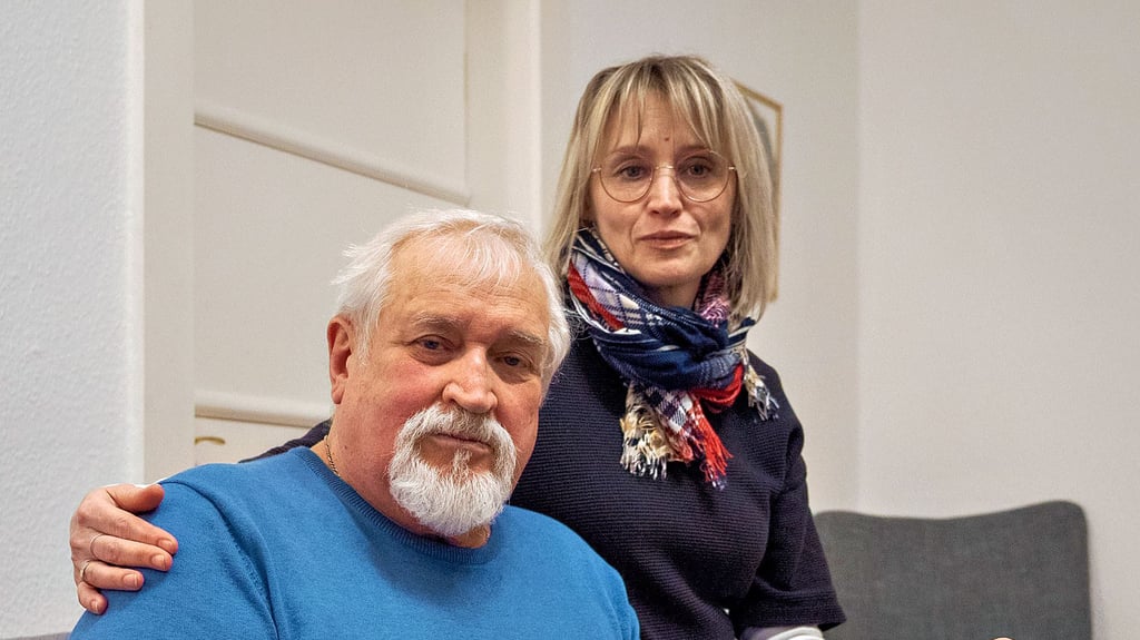 Viktor Anisimov lebt seit zwei Jahren in Gommern. Er flüchtete im März 2022 mit seiner Frau Tamara, Tochter Viktoria und Enkel Viktor vor dem Krieg aus der Ukraine. Zuerst kamen die Anisimovs bei Tochter Natalie Papendieck (Foto) unter, die schon vor 20 Jahren der Liebe wegen nach Deutschland auswanderte.