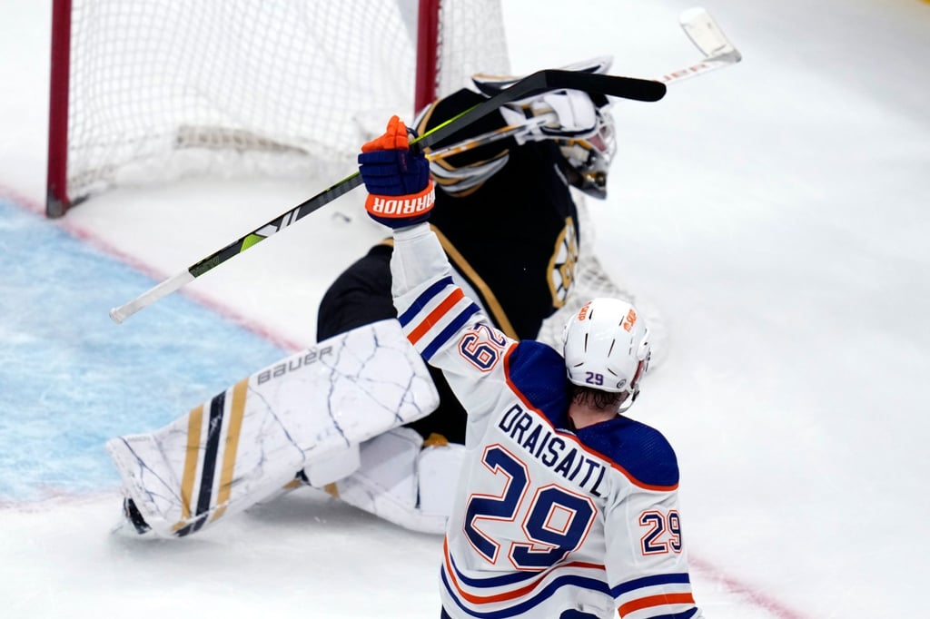 Leon Draisaitl schoss die Edmonton Oilers in Boston zum Sieg.