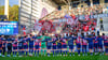 RB Leipzigs Team und seine Fans feinern das 3:1 gegen Darmstadt im Hinspiel