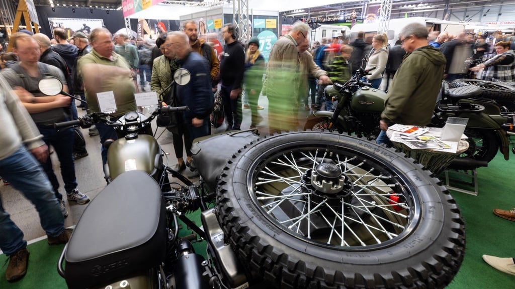  Aussteller: Motorradmesse in Erfurt beginnt Illustration 