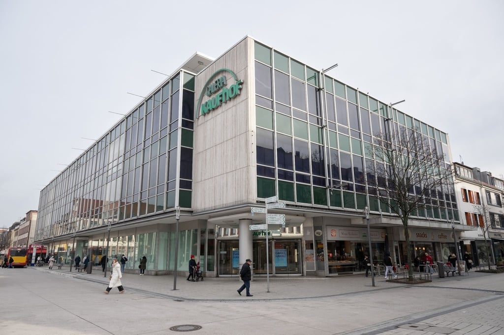 Die geschlossene Galeria-Kaufhof-Filiale im hessischen Hanau.
