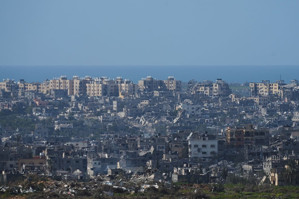 Zerstörte Gebäude im Gazastreifen.