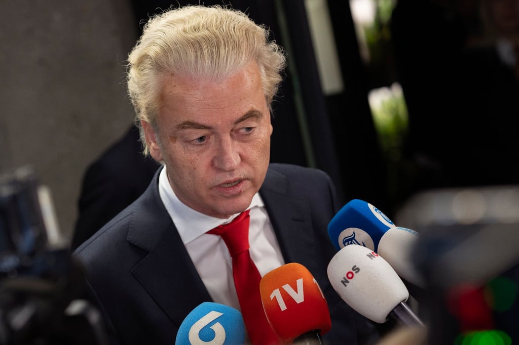 Geert Wilders ist Vorsitzender der rechtsextremen Partei PVV.