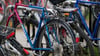 Die Fahrradständer in Wernigerode sind ständig besetzt.