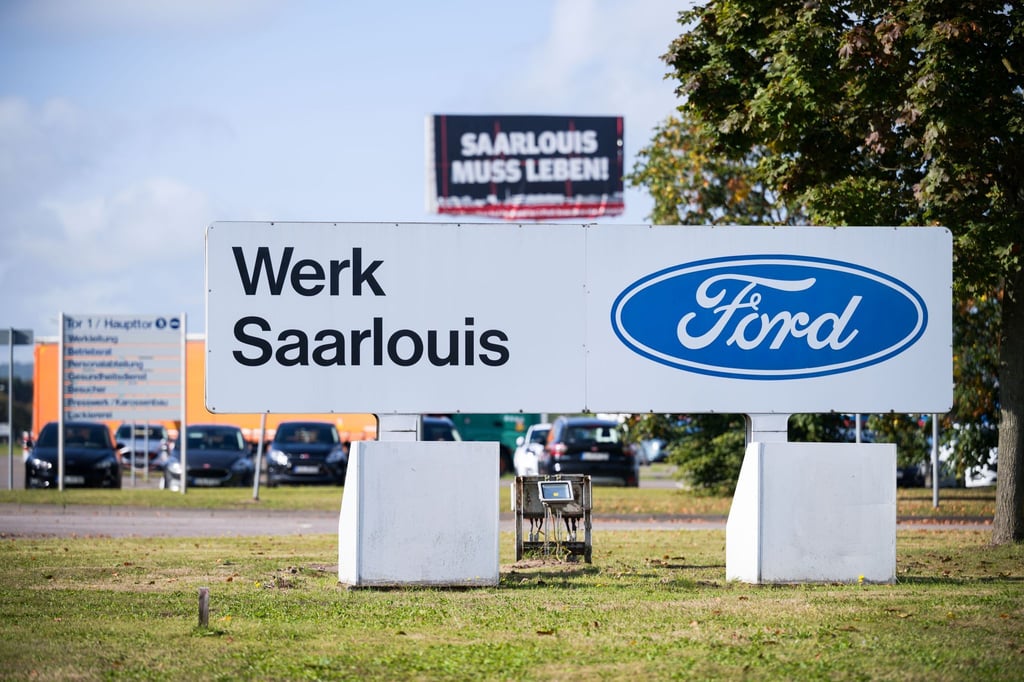 Das Ford-Werk in Saarlouis: Ende 2025 beendet der amerikanische Autobauer hier seine Focus-Produktion.