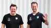 Standardtrainer Andreas Schumacher (re.) gemeinsam mit FCM-Cheftrainer Christian Titz im Sommer 2023.