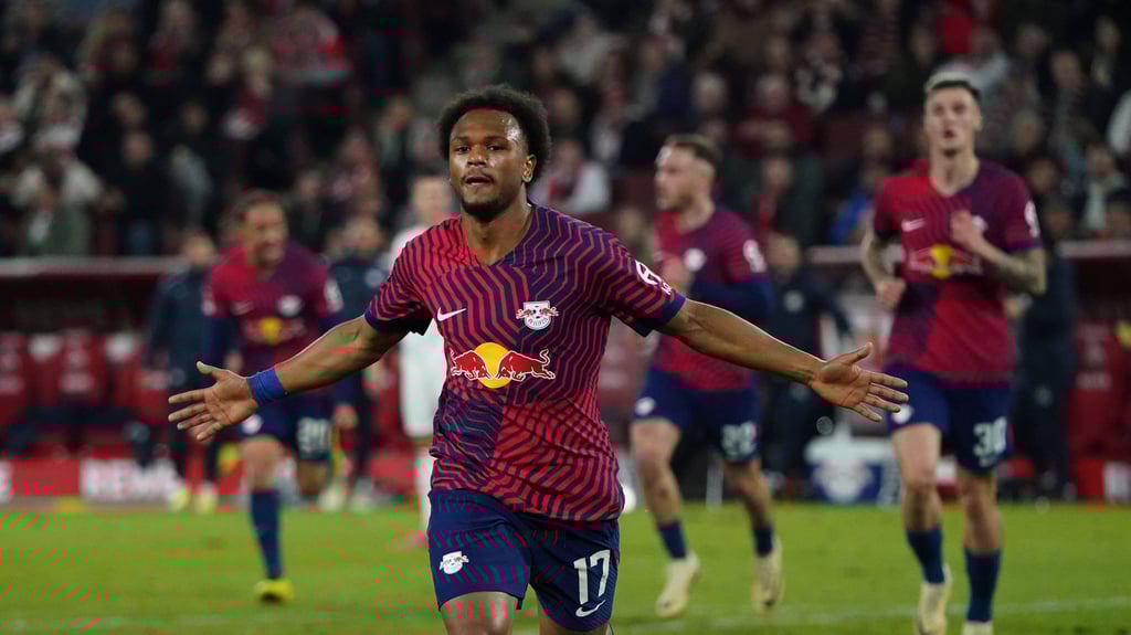 Traf doppelt in Köln: RB-Stürmer Lois Openda