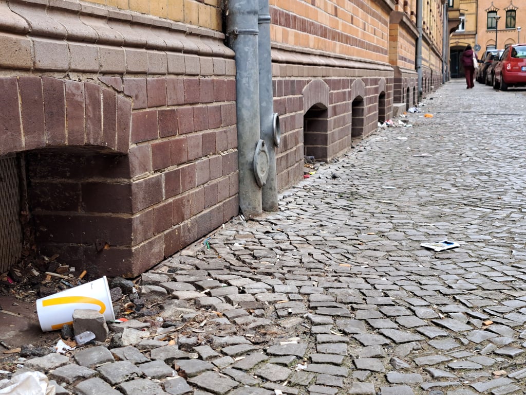 Der Herrmannsgarten in Weißenfels gilt als Problemstraße in Weißenfels.