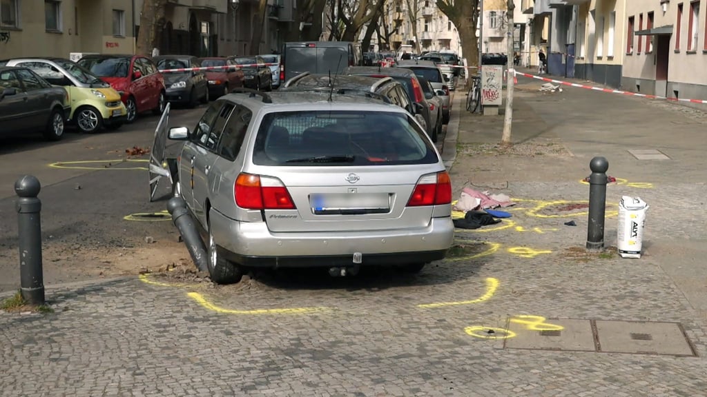 Blick auf die Unfallstelle.