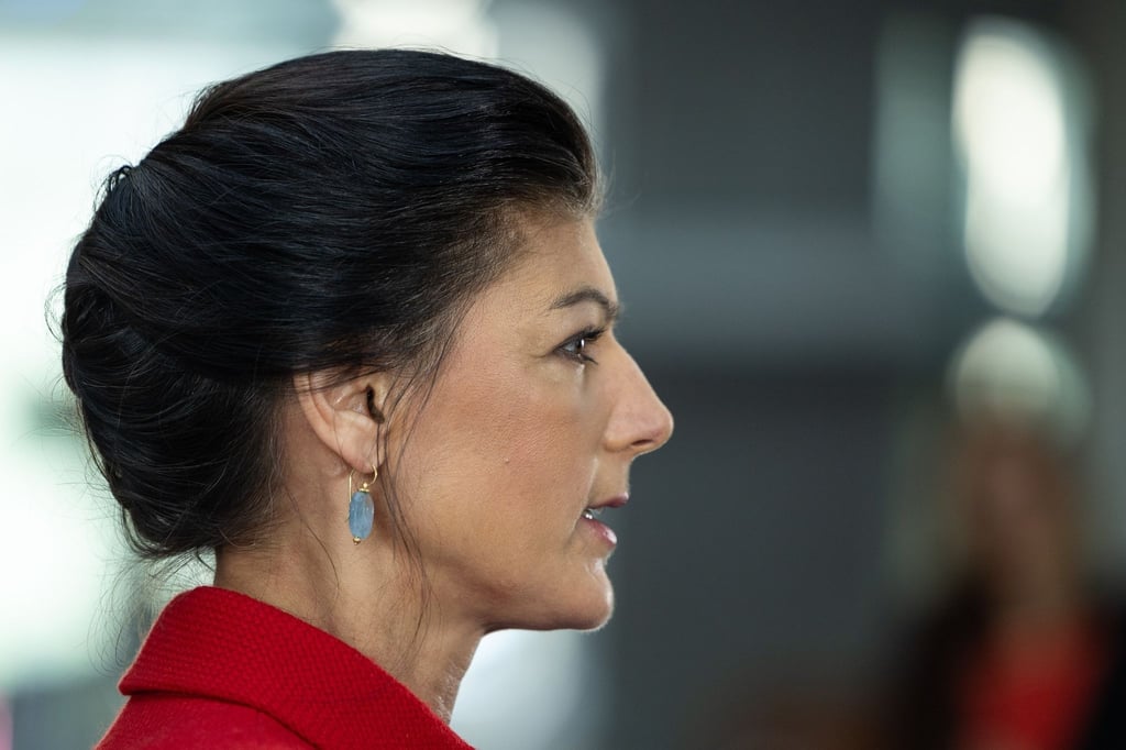 Sahra Wagenknecht, Bundesvorsitzende des Bündnis Sahra Wagenknecht (BSW).
