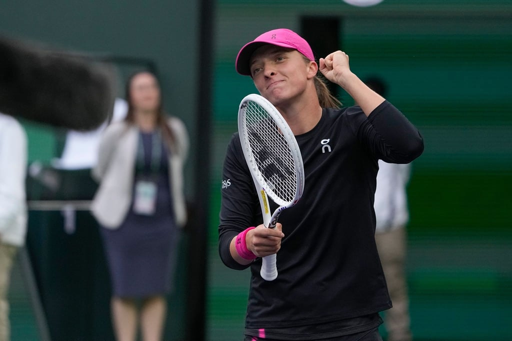 Iga Swiatek steht beim Turnier in Indian Wells im Finale.