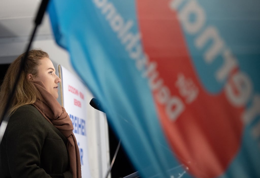 Anna Leisten, stellvertretende Vorsitzende der Jungen Alternative Brandenburg.