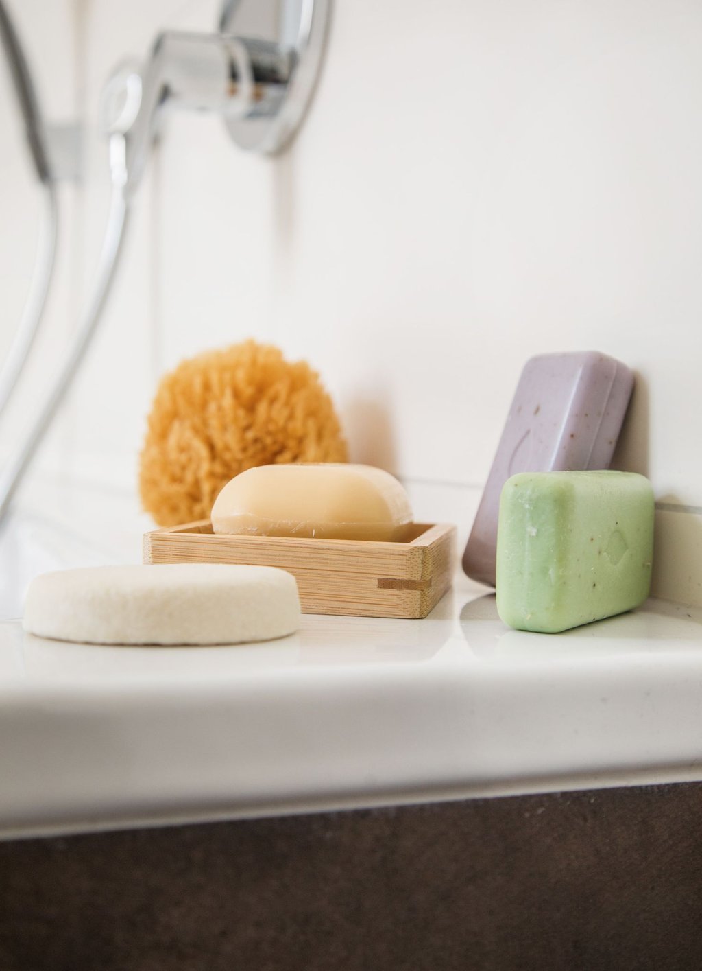 Feste Shampoos brauchen einen guten Platz zum Trocknen. Sonst werden sie schnell matschig.