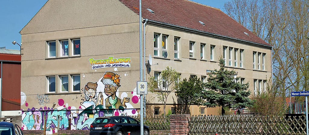 Der Jugendclub am Werner-Seelenbinder-Ring in Tangerhütte.