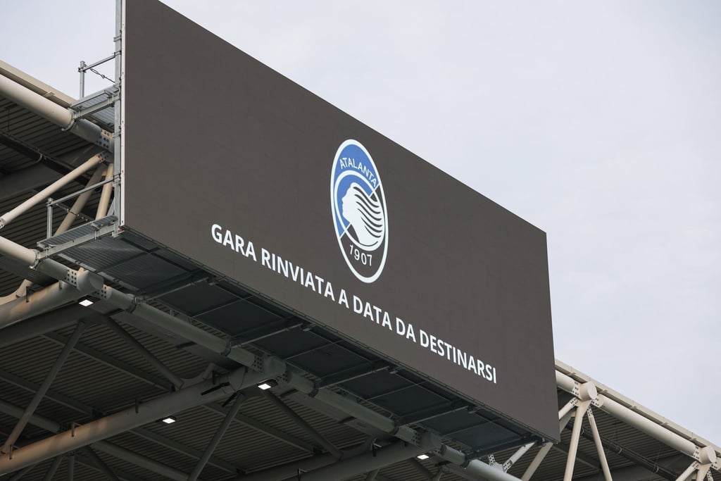 Die Serie-A-Partie zwischen Atalanta Bergamo und der AC Florenz war kurzfristig abgesagt worden.