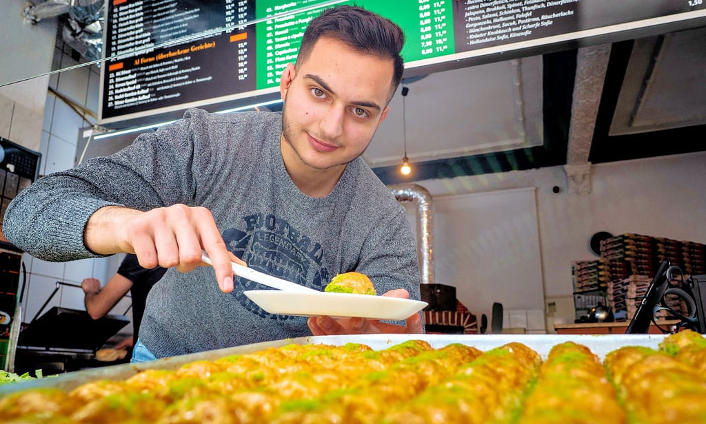 Das nahöstliche Süßgebäck Baklava gibt es jetzt auch bei „Kervan-Pizzeria & Döner“ in Gommern.