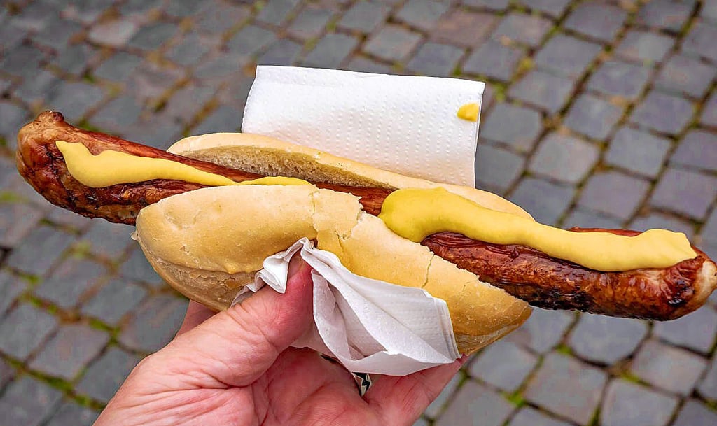 Promi zum Reinbeißen: Die Thüringer Bratwurst.