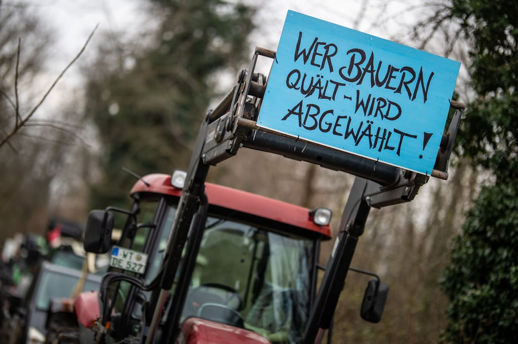 Seit dem Beginn des Jahres demonstrieren Bauern regelmäßig in Sachsen-Anhalt.