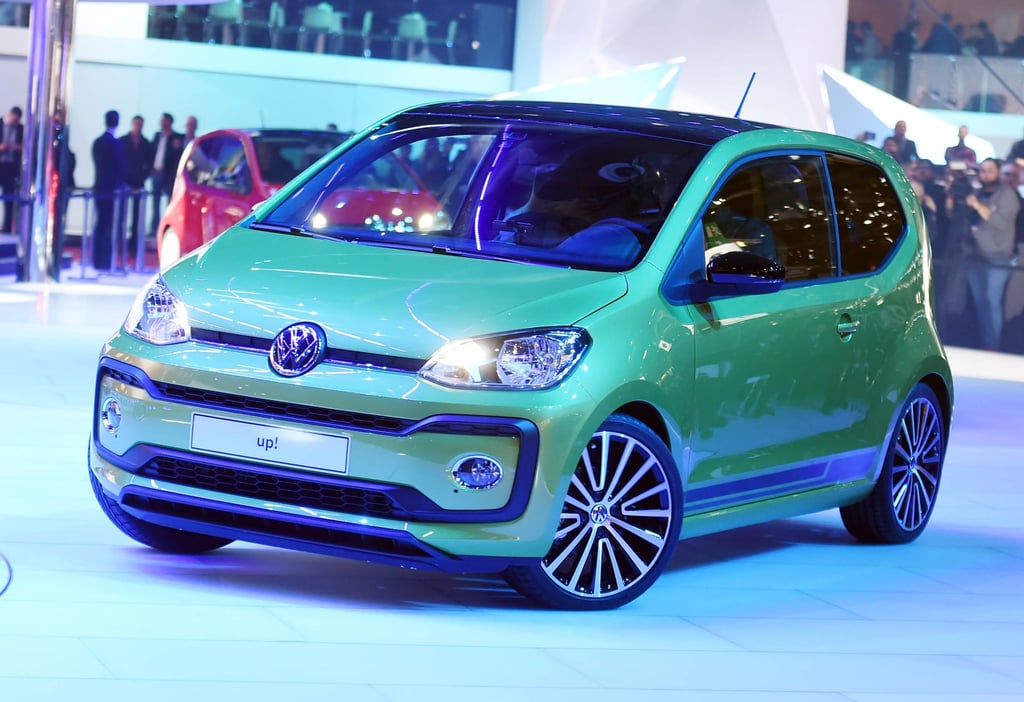 Das Facelift des VW up wird beim Genfer Autosalon präsentiert.