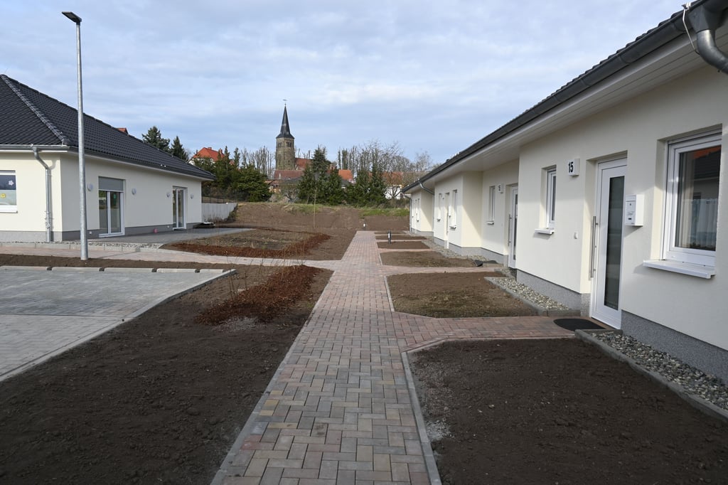 Blick in die weitläufige Anlage, die einmal eine Gartenanlage war.
