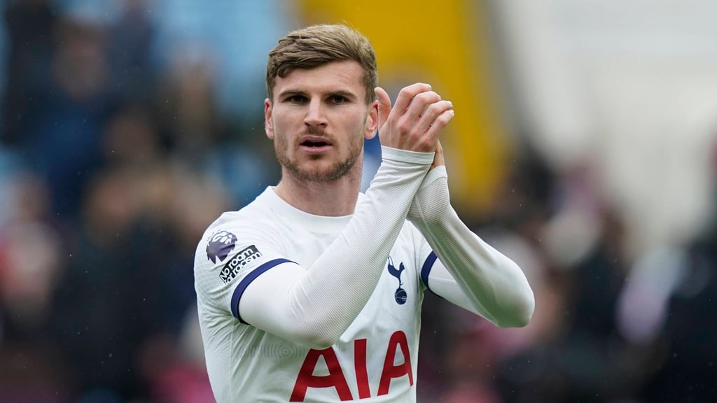 Timo Werner im Tottenham-Trikot.
