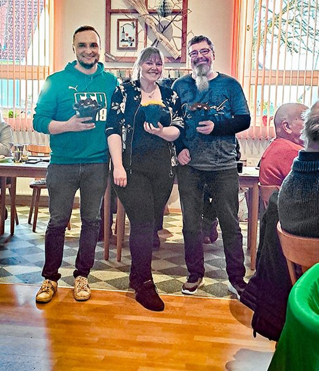 Die Revisionskommission: Nico Dorbrietz, Christin Krümpel, Torsten Schulze (v. l.)