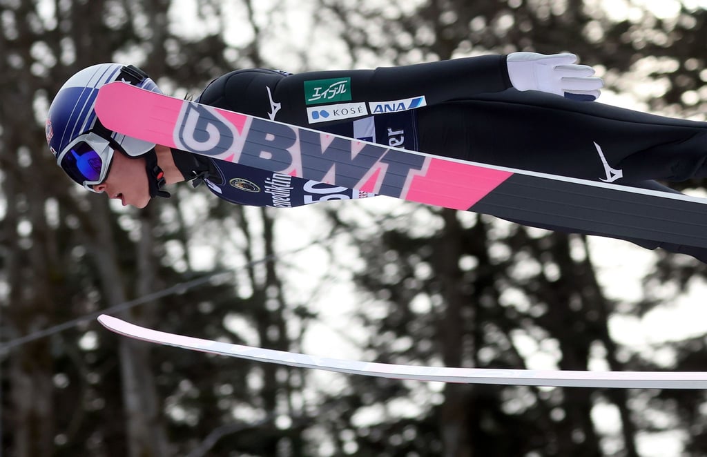 Flog in der Quali in Planica am weitesten: Ryoyu Kobayashi aus Japan.