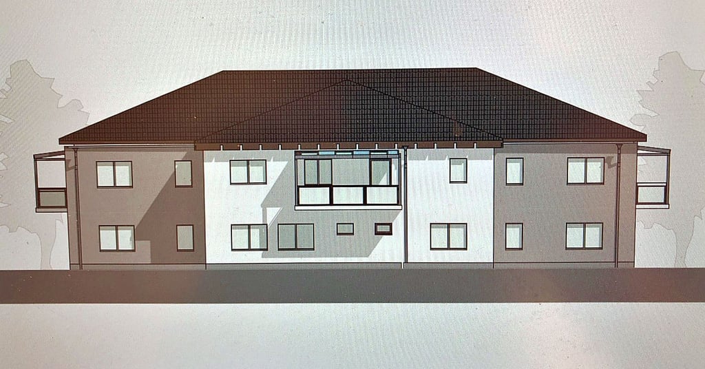 So wird das Fünffamilienhaus aussehen, das anstelle des abgerissenen Wohnblocks in der Sophienstraße in Allstedt entstehen soll.