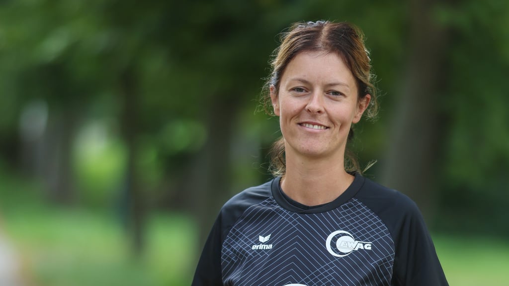 Die Kapitänin der Volleyball-Damen des SV Braunsbedra, Julia Mandry