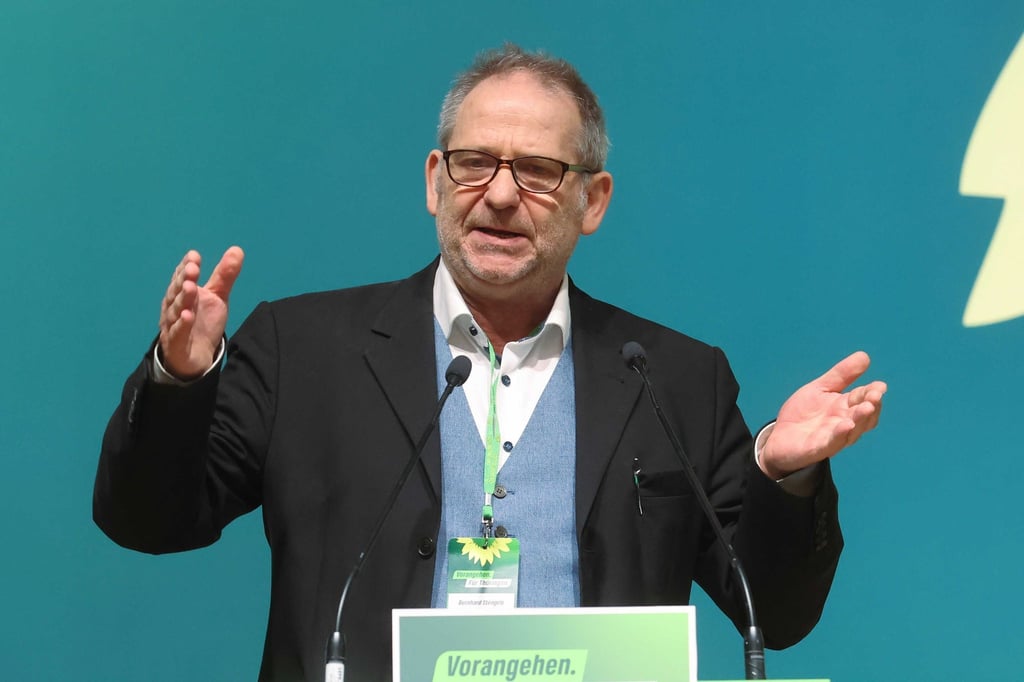 Bernhard Stengele (Grüne), Umweltminister in Thüringen, spricht bei einem Termin.