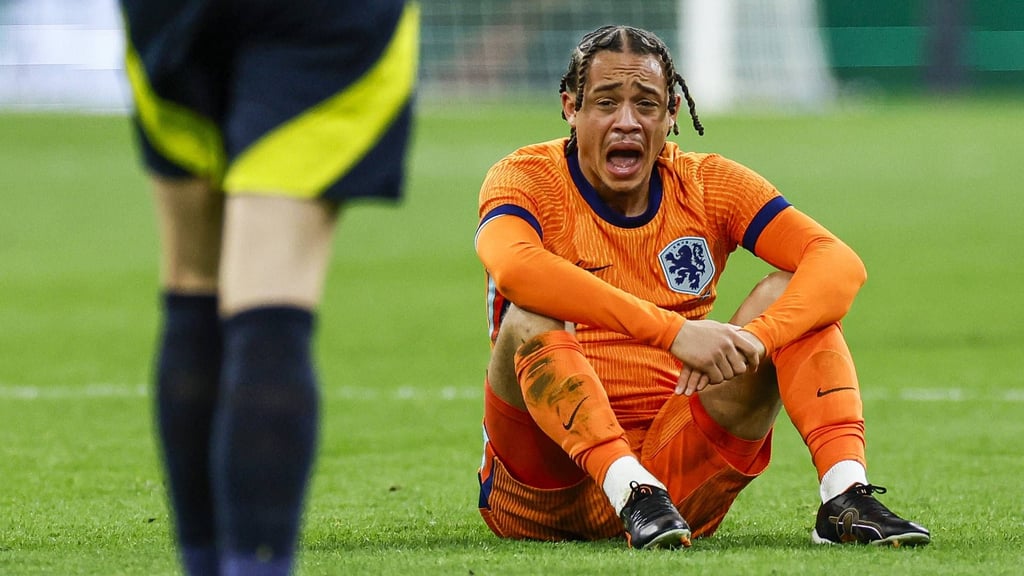 RB-Profi Xavi Simons beim Einsatz für die Niederlande gegen Schottland