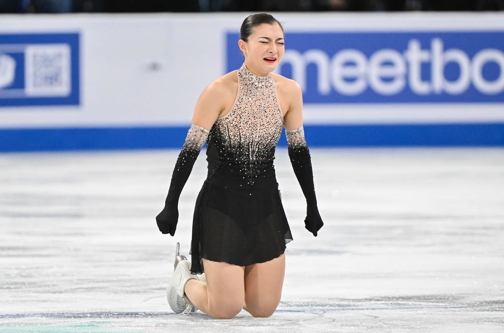 Die Japanerin Kaori Sakamoto sichert sich bei der Eiskunstlauf-WM schon wieder Gold.
