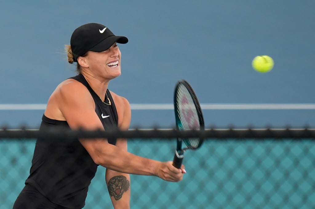 Australian-Open-Siegerin Aryna Sabalenka musste vor dem Turnier in Miami einen Schicksalsschlag verkraften.