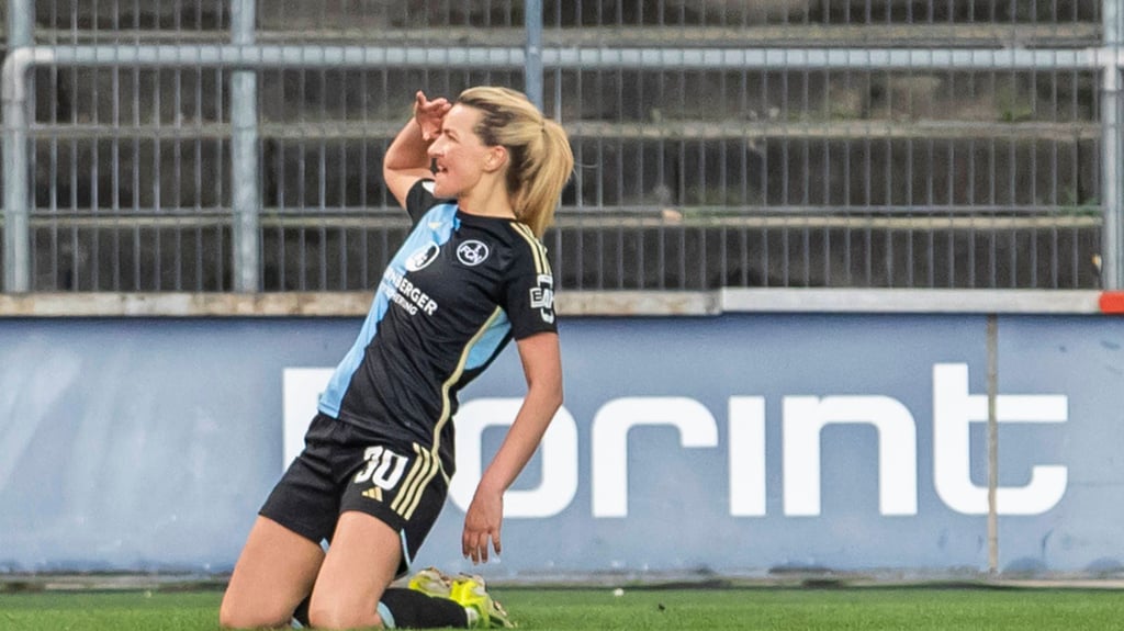 Medina Desic trifft für Nürnberg zum 4:3.