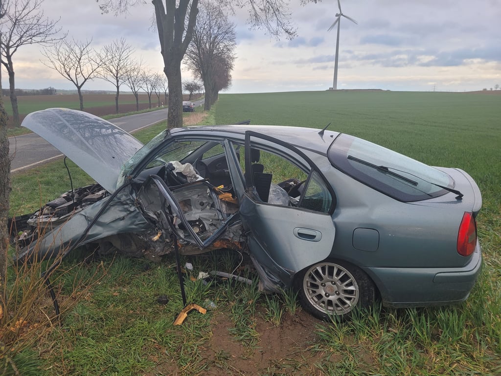 Bei Erxleben ereignete sich ein schwerer Unfall.