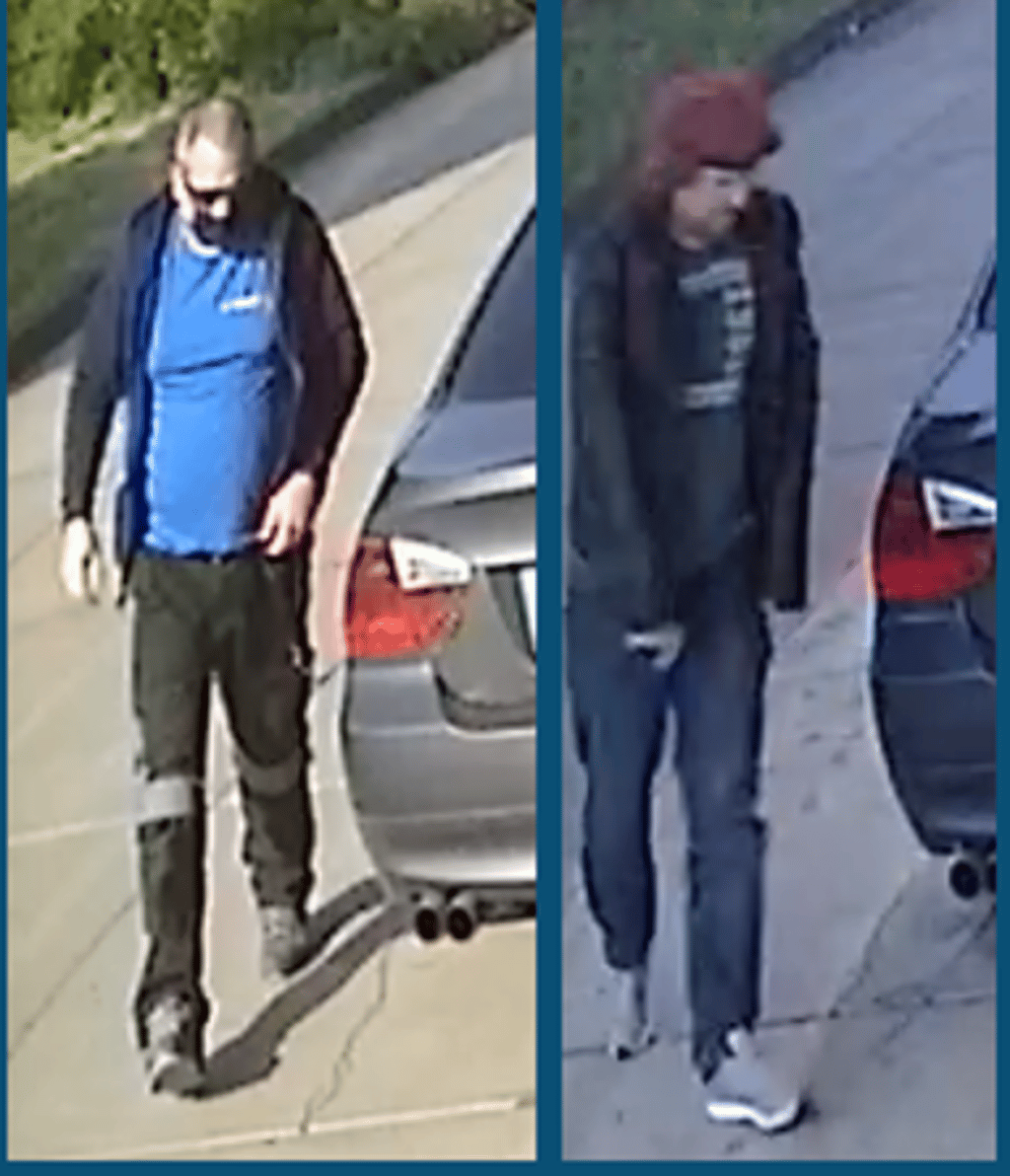 Der gesuchte Mann trug manchmal eine Sonnenbrille und eine schwarze Maske.