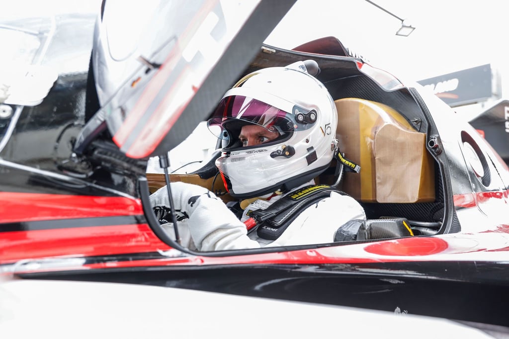 Der viermalige Formel-1-Weltmeister Sebastian Vettel testete einen Porsche.
