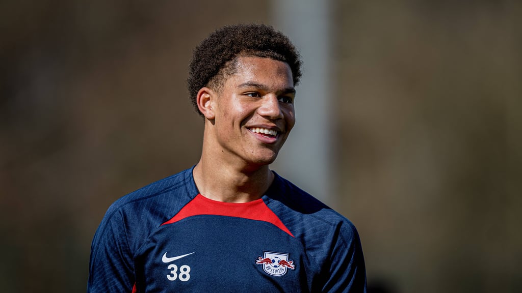 Nuha Jatta im Training von RB Leipzig.