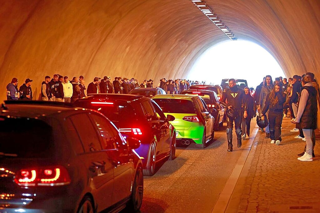 Der Tunnel an der Rappbodetalsperre war in den vergangenen Jahren am „Car-Freitag“ ein Magnet für Fans der Tuningszene.
