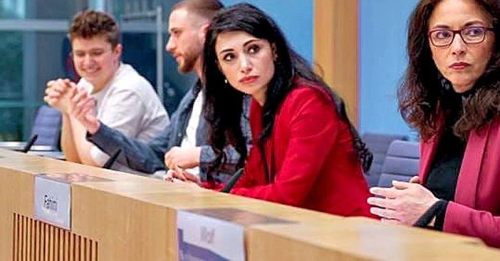 Eter Hachmann (2.v.r.) bei der Bundespressekonferenz.