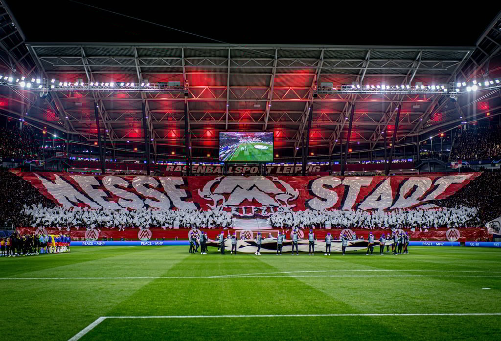 Diese Choreographie zeigten RB-Fans im Februar.