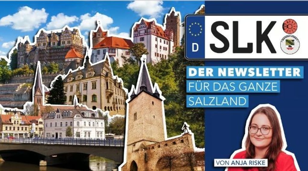 SLK, den Newsletter, schreibt Anja Riske. Sie arbeitet am Regiodesk Salzland. Dazu gehören die Redaktionen in Aschersleben, Bernburg, Schönebeck und Staßfurt.