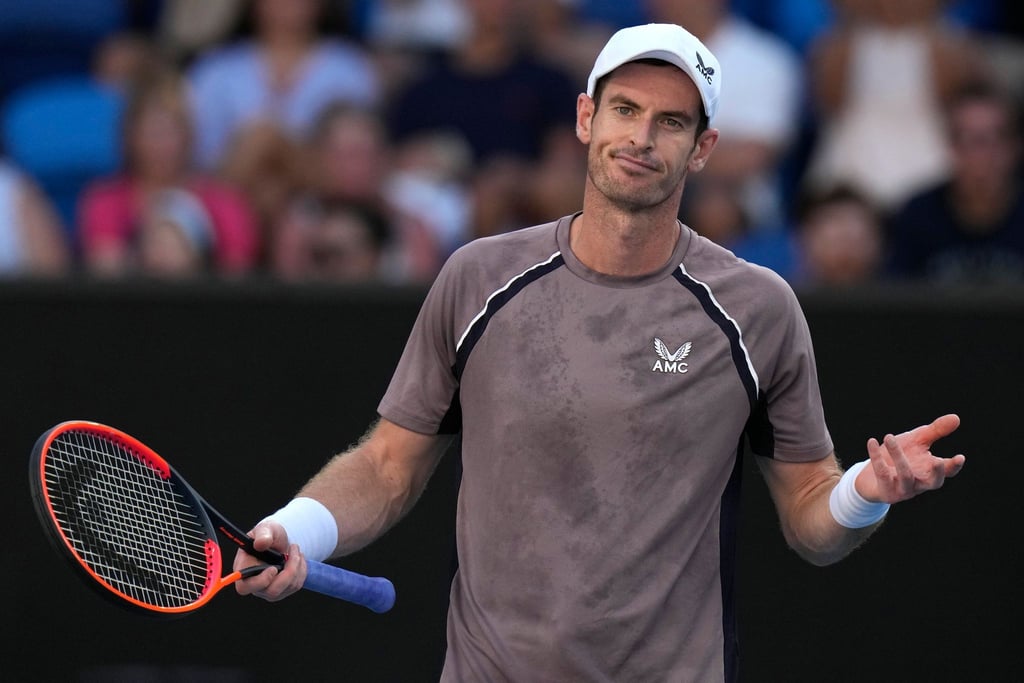Der Brite Andy Murray muss wegen einer Knöchelverletzung am Fuß pausieren.