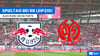 RB Leipzig spielt am Samstag gegen den FSV Mainz 05, die Partie ist im TV und im Live-Stream zu sehen.