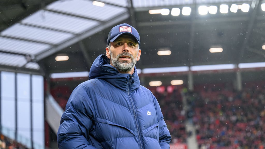 Marco Rose bei der RB-Niederlage in Mainz im November.
