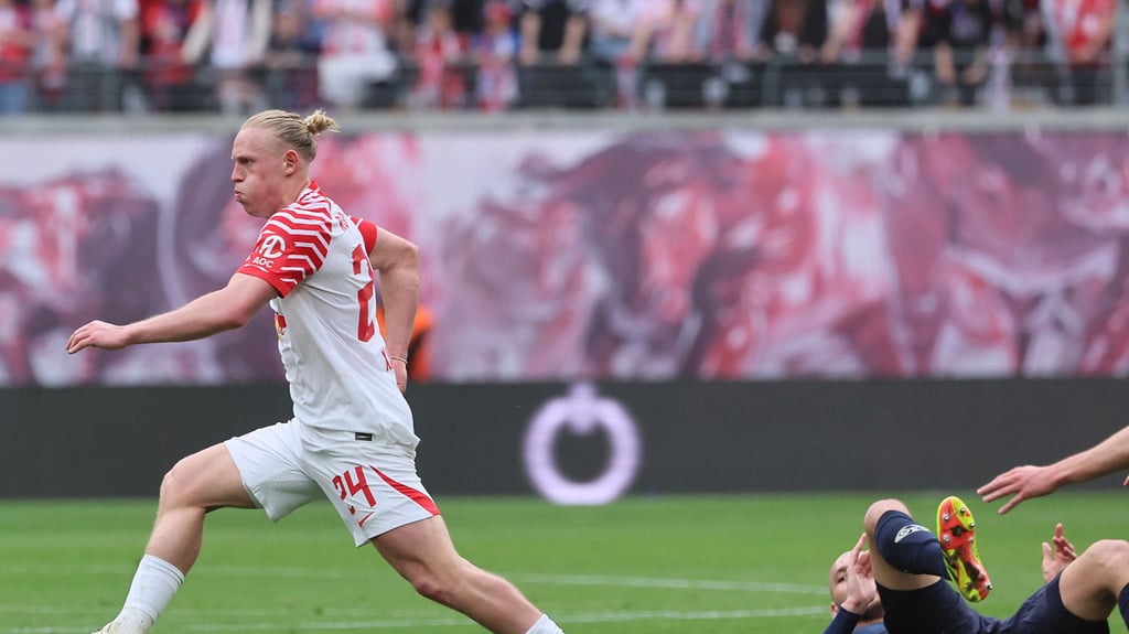War in Fahrt während und nach der Partie gegen Mainz: RB-Abräumer Xaver Schlager